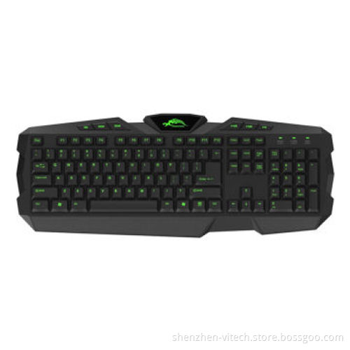 Glow Game Keyboard, USB Interface, Multimedia Hot-keys